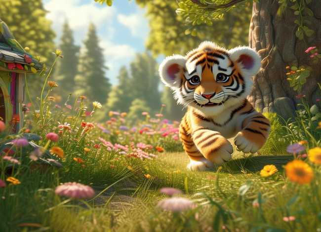 儿童故事小老虎的故事 - 小老虎的幼儿故事