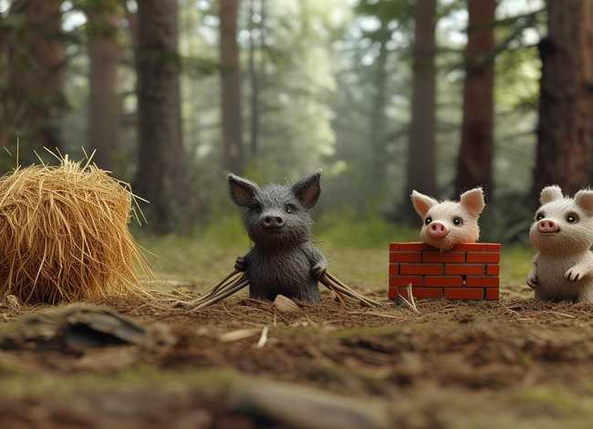 三只小猪的儿童故事全集 少儿故事三只小猪的故事