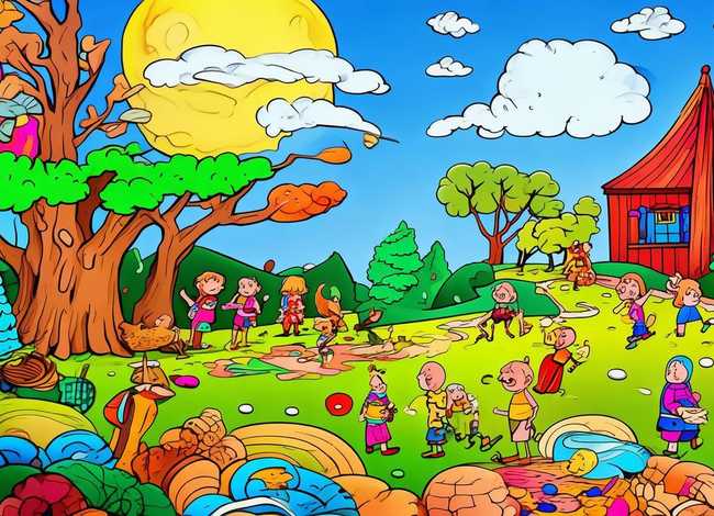 儿童连环画10张 儿童连环画10张图片