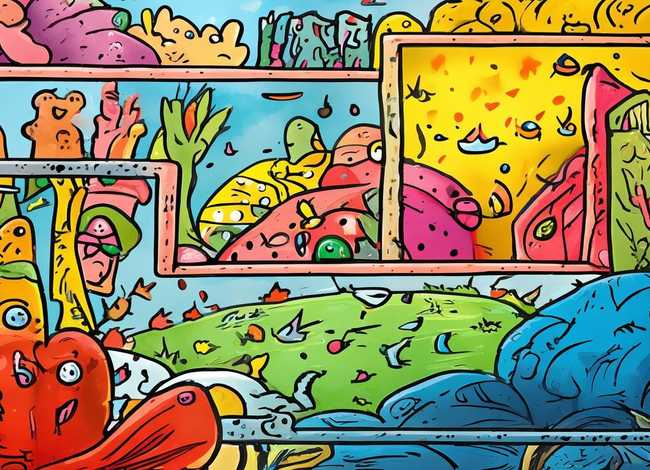 儿童连环画简笔插画、儿童连环画简笔插画作品