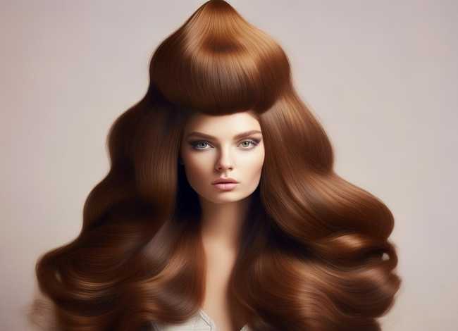 山型头顶发型；山型头顶发型图片女