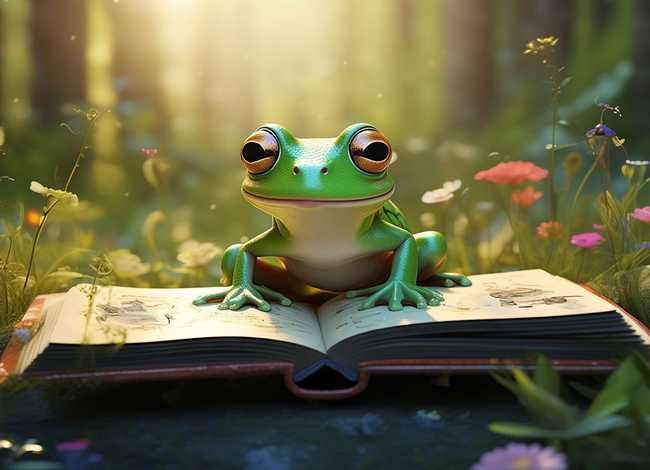 小青蛙听故事绘本;小青蛙听故事绘本图片 小青蛙听故事绘本;小青蛙听故事绘本图片