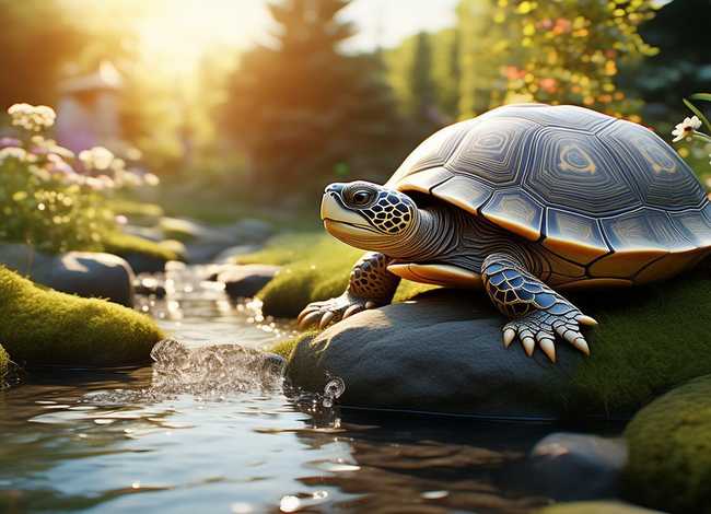 聪明的乌龟故事；聪明的乌龟故事图片