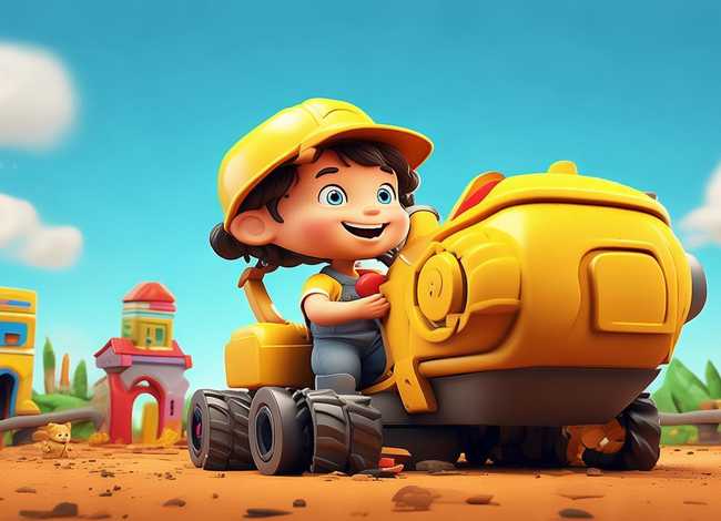 小朋友挖掘机的故事（小朋友挖掘机的故事视频）