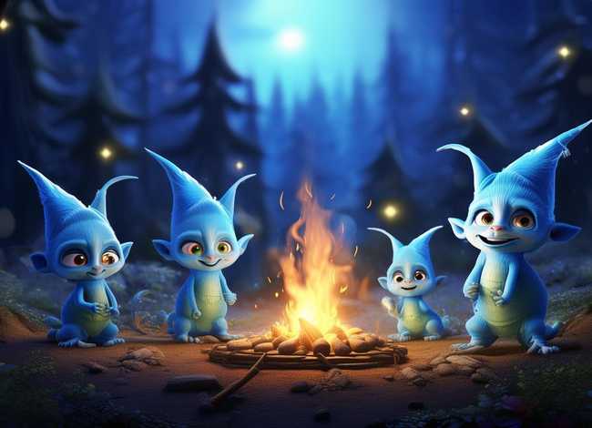 儿童故事睡前故事3-6岁蓝精灵 0-6岁睡前故事