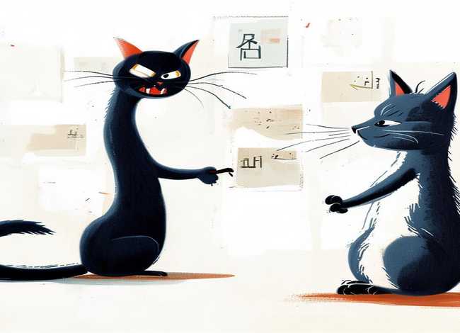 猫小帅成语故事画蛇添足、兔小贝成语故事画蛇添足视频