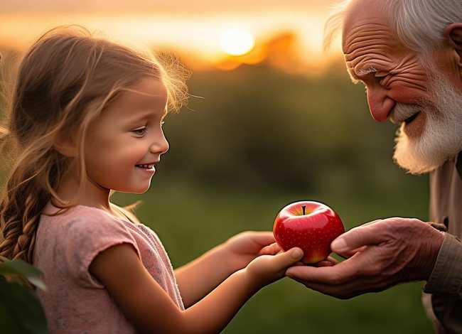 关于苹果的名人故事 - 关于苹果的感人小故事