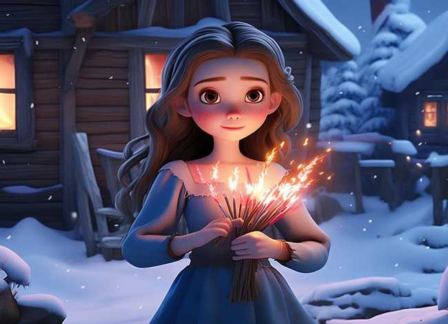 儿童故事白雪公主卖火柴，白雪公主卖火柴的小女孩作者