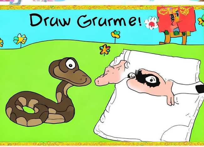 画蛇添足成语故事绘画教程手抄报（画蛇添足成语故事手抄报三年级）