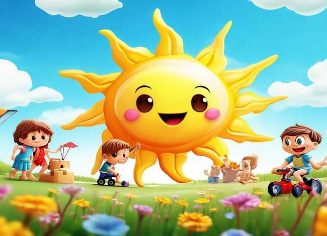 太阳的儿童成长故事，幼儿太阳的故事