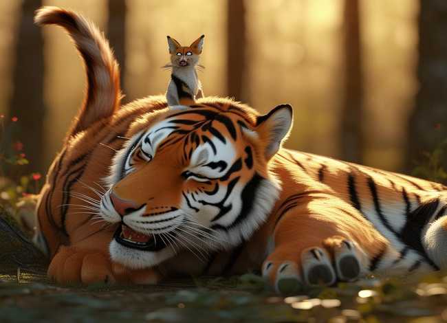 儿童故事狐假虎威演讲稿全文，狐假虎威讲故事表演