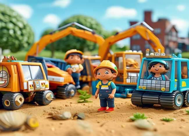 儿童工程车故事绘本 工程车的绘本故事