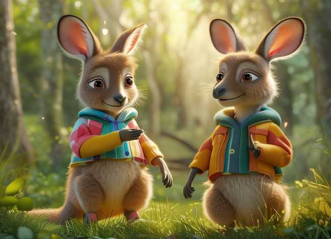 袋鼠会说话的儿童故事 袋鼠的幼儿故事