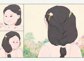 古装发型儿童简单，古装儿童发型教程图解简单一点