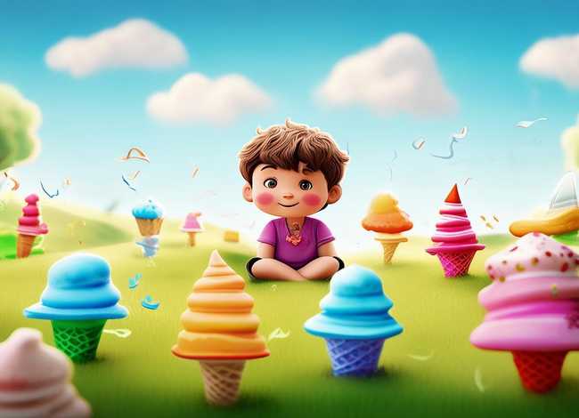 冰淇淋儿童绘本；冰淇淋儿童绘本怎么画