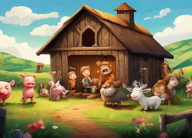 农场的故事儿童绘本（农场里的故事绘本）