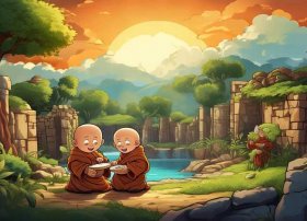 三个和尚幼儿故事简介 - 三个和尚幼儿故事简介50字