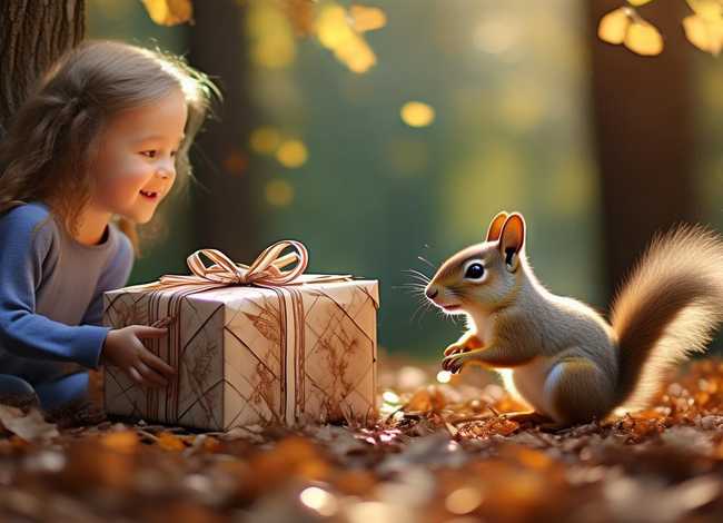 礼物故事绘本、《礼物》绘本故事