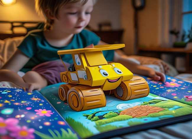 儿童睡前故事挖掘机的故事 - 挖掘机的故事睡前故事视频大全