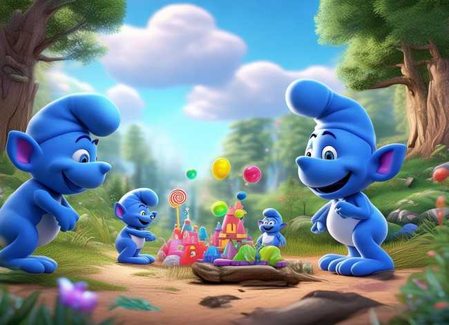 蓝精灵儿童动画片故事；蓝精灵动画片儿童版