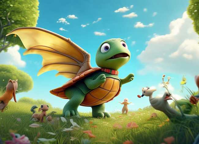 想飞的乌龟儿童故事内容、想飞的乌龟的故事内容