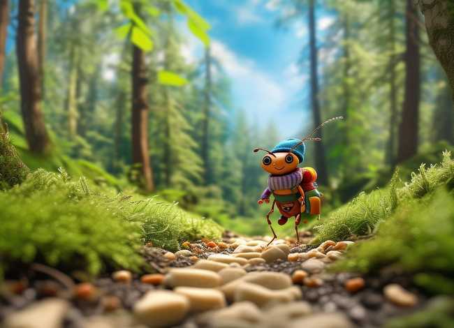 儿童故事小蚂蚁旅行 - 小蚂蚁旅行记幼儿故事