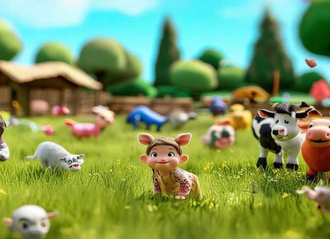 动物农场视频大全儿童（农场动物视频早教幼儿）
