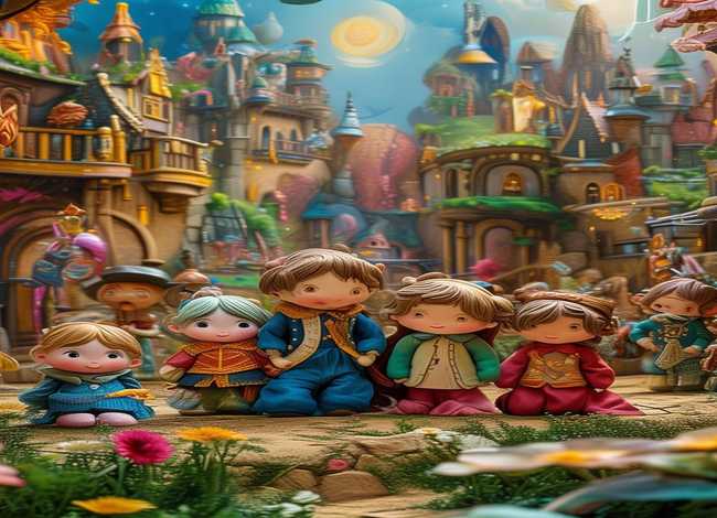 经典儿童故事绘画；儿童经典人物故事绘画