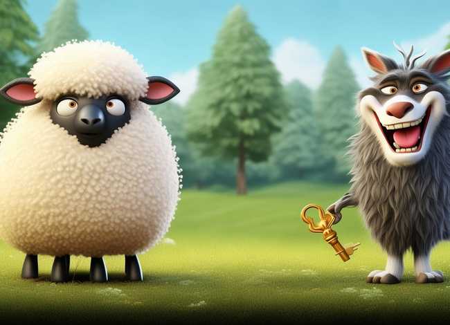 狼和羊的故事绘本、狼和羊的故事绘本英语版