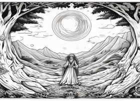 世界神话与传说故事插图简笔画（世界神话与传说故事插图简笔画图片）