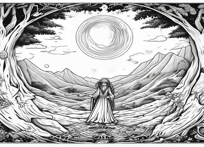 世界神话与传说故事插图简笔画（世界神话与传说故事插图简笔画图片）