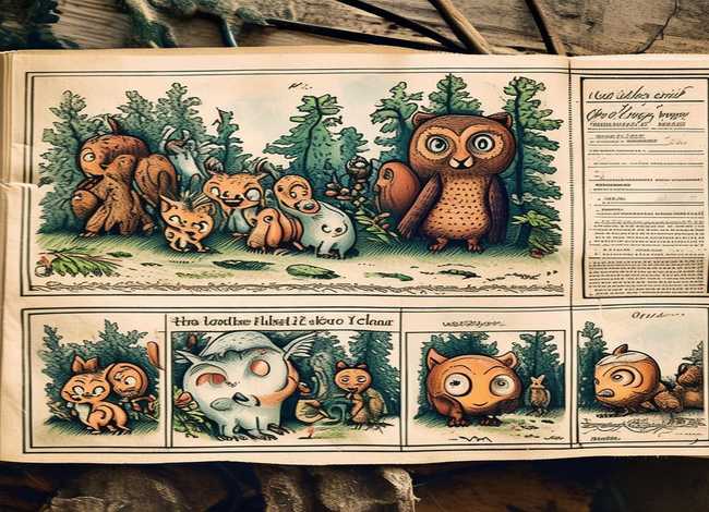 英文寓言故事小报，英文寓言故事小报图片