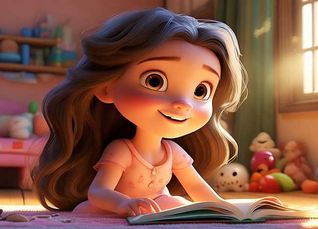 儿童小女生的故事 - 小女孩的幼儿故事