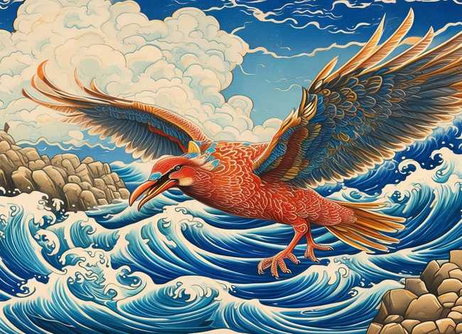 神话故事精卫填海手抄报 - 神话故事精卫填海手抄报的步骤