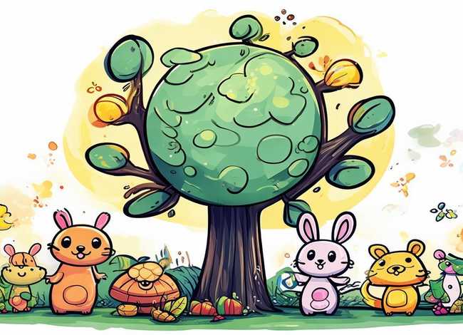 幼儿园童话故事简笔画 幼儿园简笔画 故事