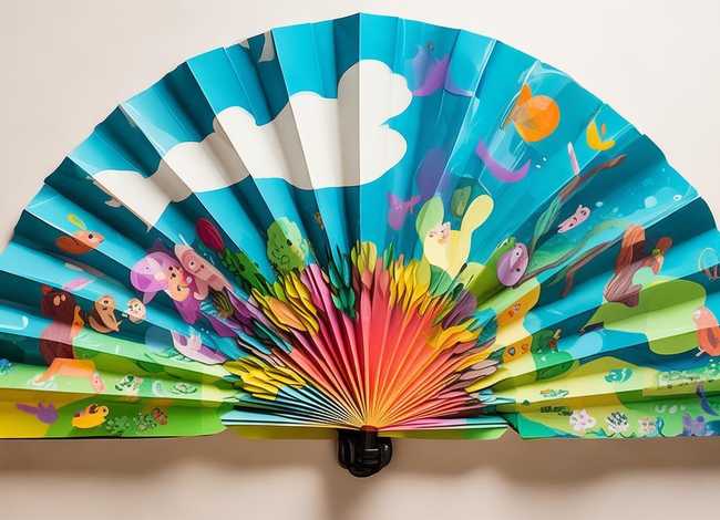 儿童创意扇子画教案，儿童创意扇子画教案中班