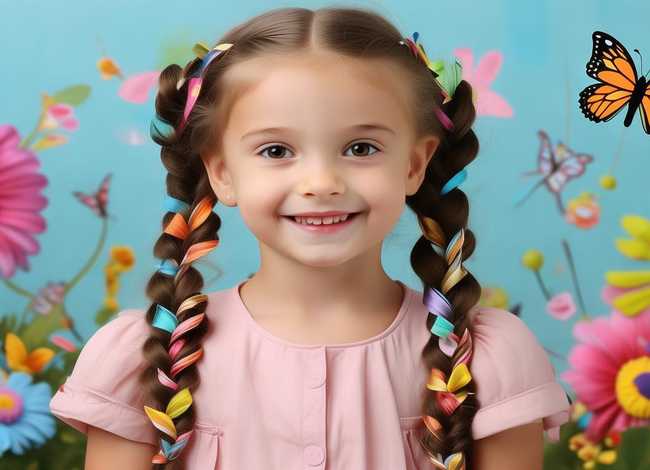 麻花辫儿童发型（麻花辫儿童发型女）