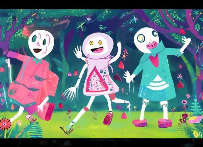 三打白骨精故事儿童版插图 三打白骨精儿童版图画