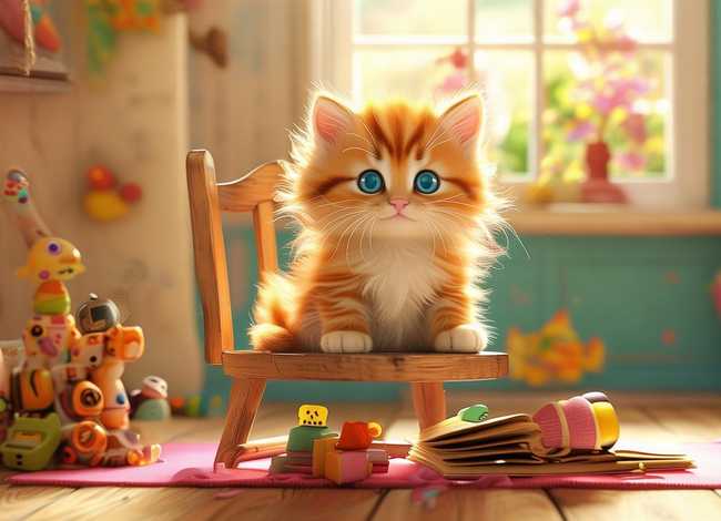 小猫模特儿童故事 - 小猫咪幼儿故事