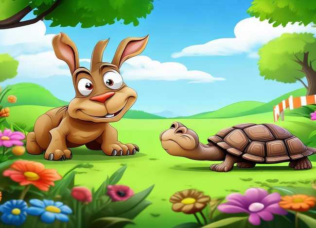 龟兔赛跑儿童故事完整版；龟兔赛跑幼儿故事视频
