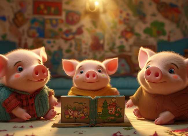 播放三只小猪睡前故事 - 播放三只小猪睡前故事文字版 播放三只小猪睡前故事 - 播放三只小猪睡前故事文字版