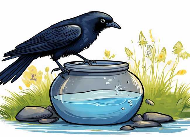 乌鸦喝水绘本故事ppt 乌鸦喝水绘本故事图画可打印 乌鸦喝水绘本故事ppt 乌鸦喝水绘本故事图画可打印