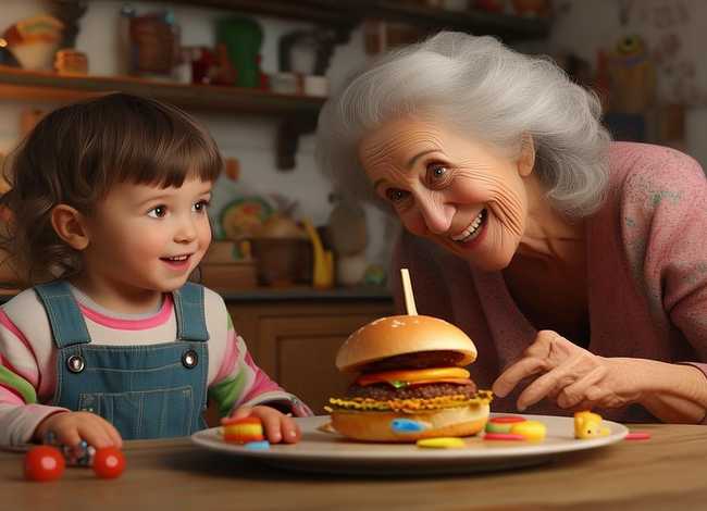汉堡奶奶带娃记（汉堡还有奶奶）