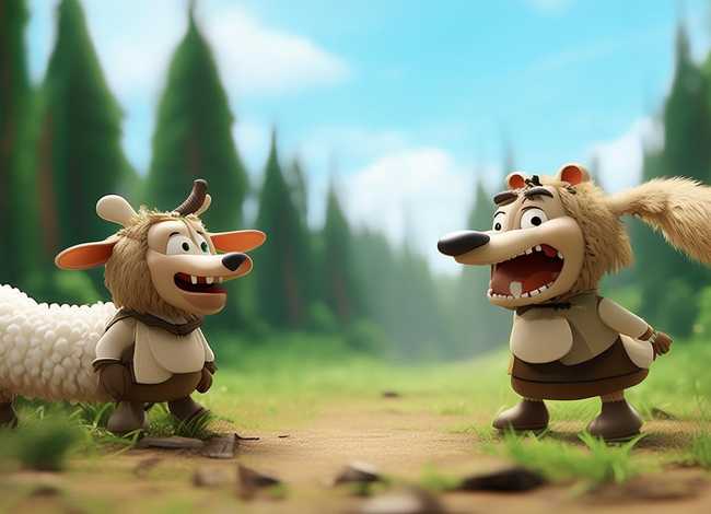 狼和小羊儿童故事表演（狼和小羊的表演故事视频）