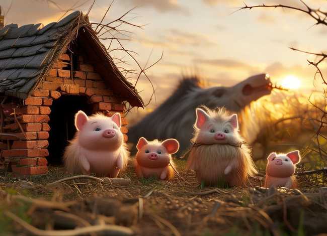 三只小猪故事（三只小猪故事作者是谁）