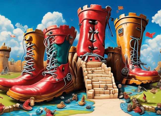 靴子城堡儿童画,鞋子城堡儿童画 靴子城堡儿童画,鞋子城堡儿童画