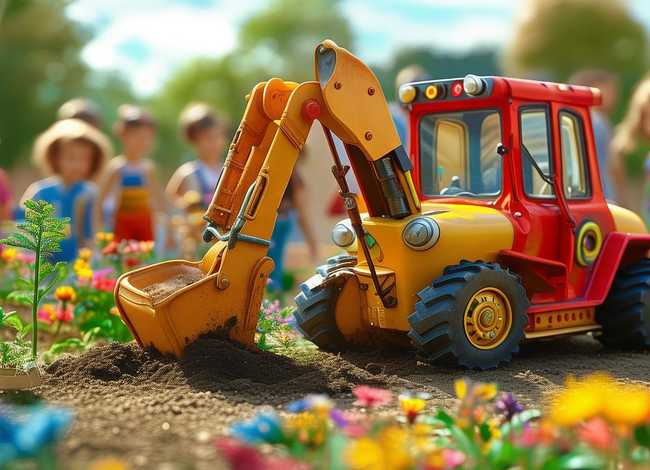 挖土机的故事 - 挖土机的故事幼儿故事 挖土机的故事 - 挖土机的故事幼儿故事
