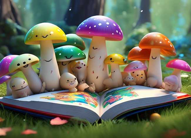 蘑菇绘本故事、蘑菇绘本故事图片