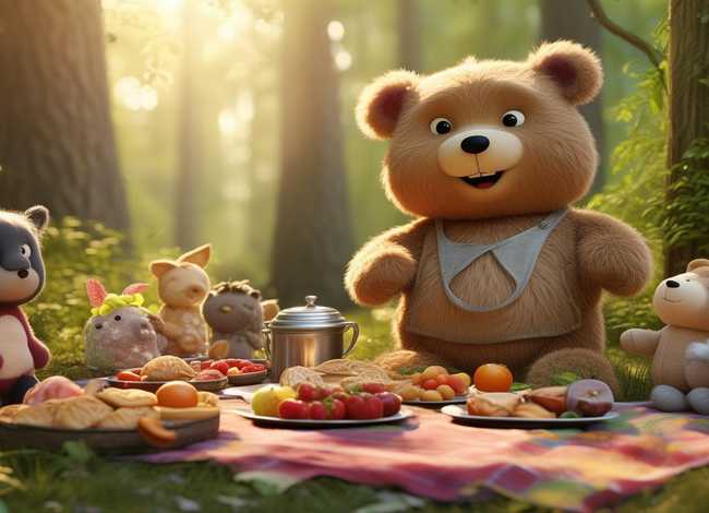 绘本故事小熊请客；绘本故事小熊请客的内容