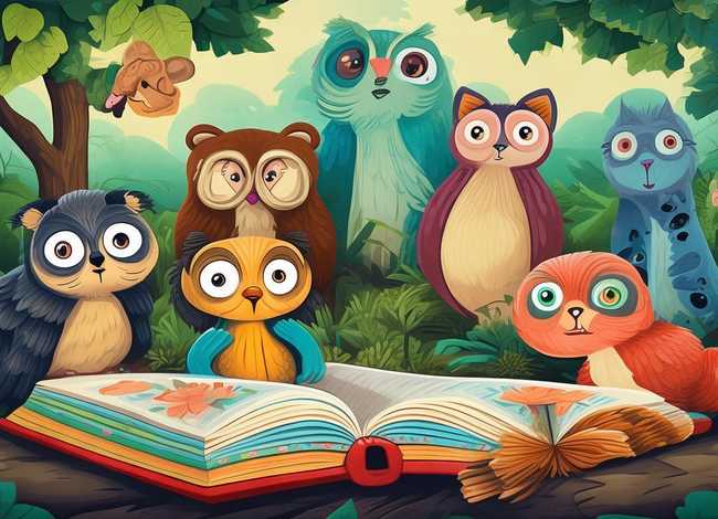 动物的故事绘画，动物的故事绘画二年级下册